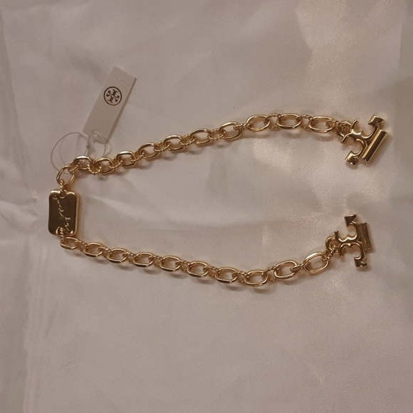 Authentic Tory Burch Signature Collection Torsade Necklace New - Picture 4 of 4